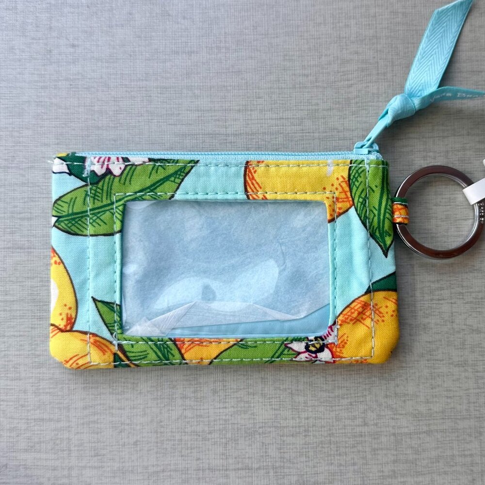 NWT Vera Bradley Lemon Grove Zip ID Case